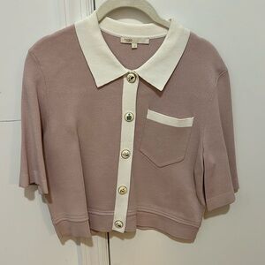 MAJE blouse with cute button detail